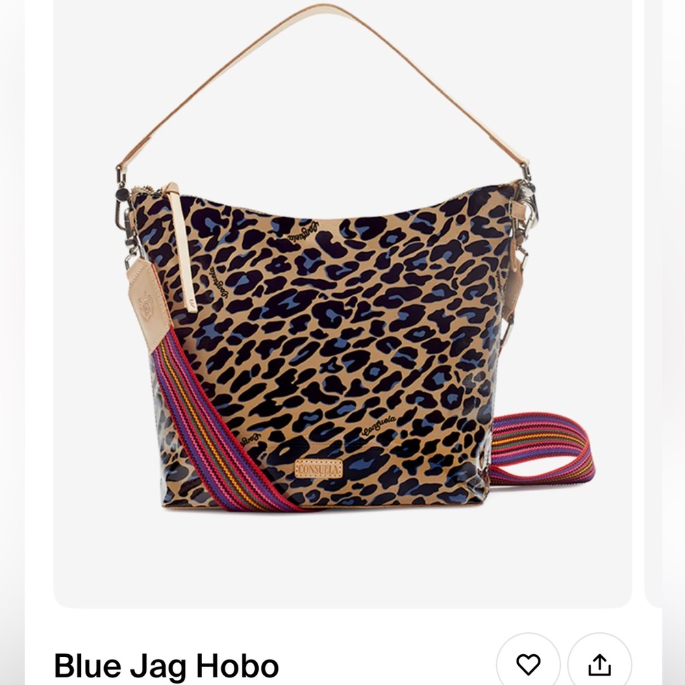 NWT Consuela Blue Jag Hobo sold out online
